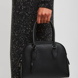 India 10.00 black top handle bag