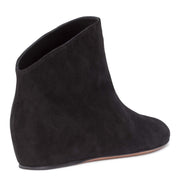 Chamois 30 black suede wedge boots