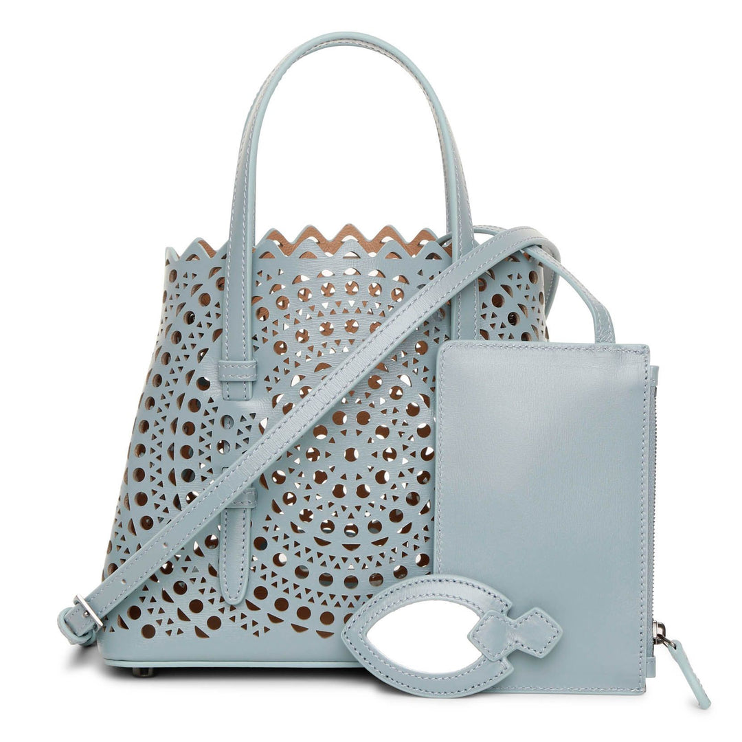 【ALAIA】 アライア Mina20 leather tote bag AA1S06720C0A44 AA16544B-Alaia-Mina-20-blue-