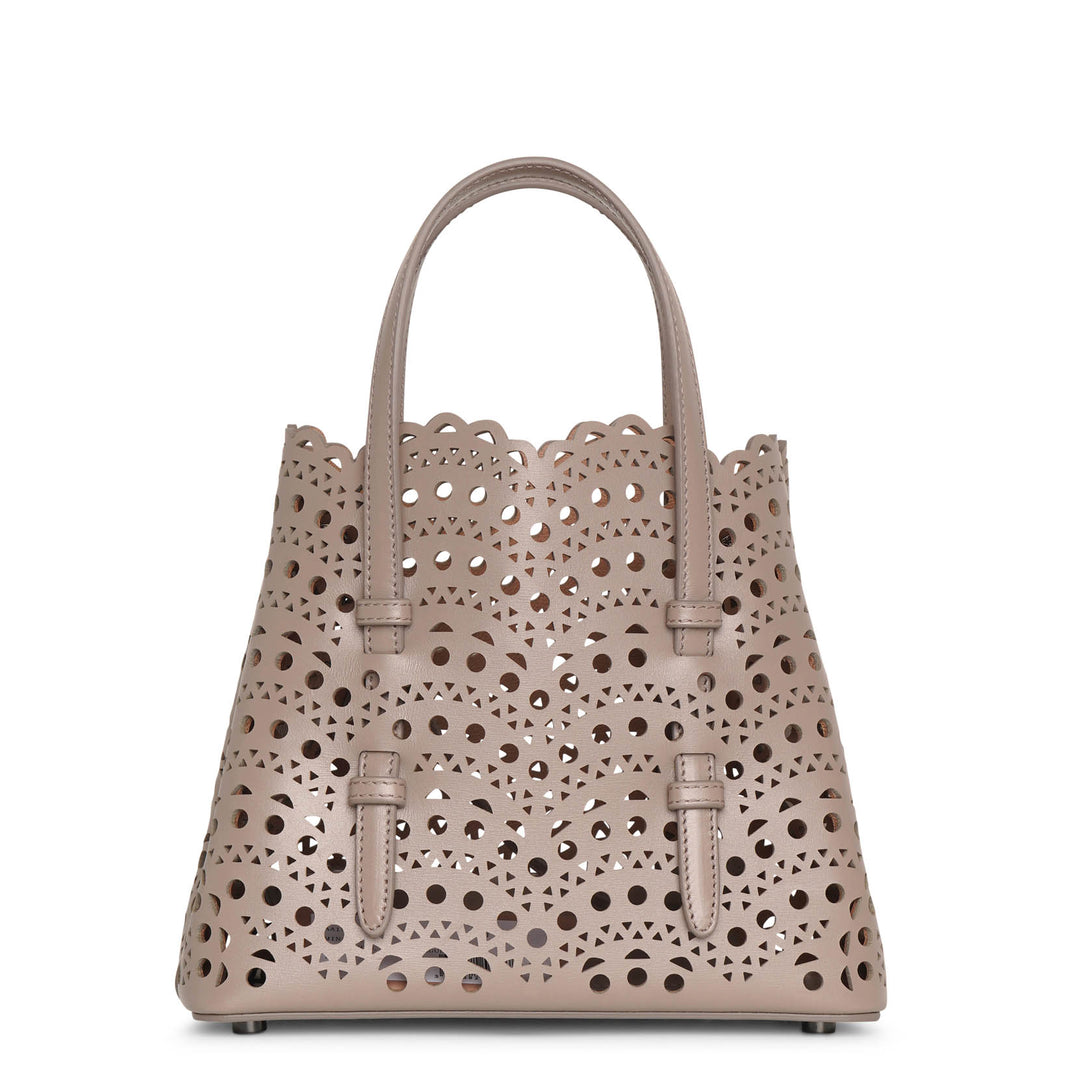 25SS new/ALAIA ミナ20スモールトートバッグ Bag Green Mina 20 Small leather tote bag in green - Alaia | Mytheresa