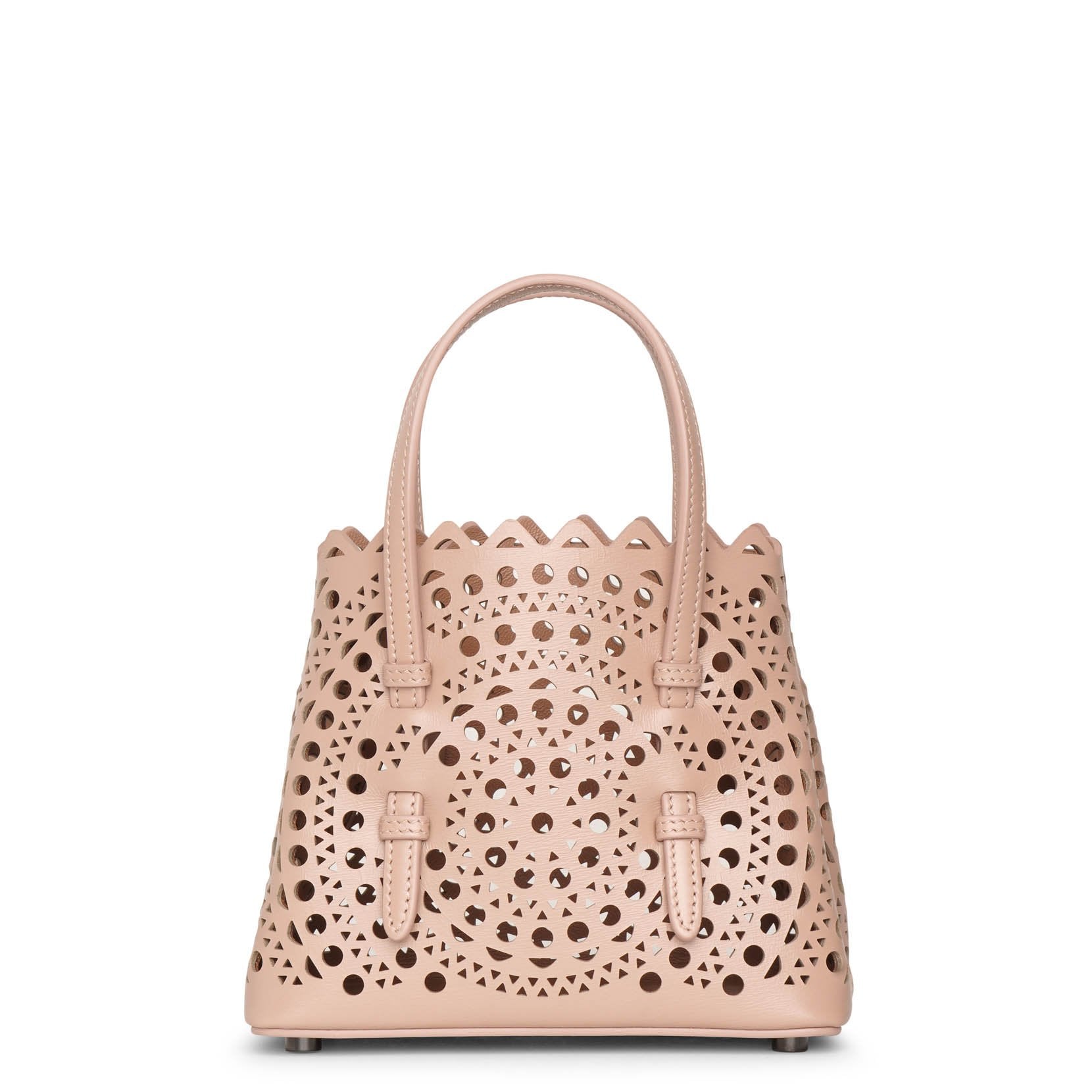 【PORTERNA】Enid Tote Bag Alaïa | Mina 25 taupe leather tote bag | Savannahs