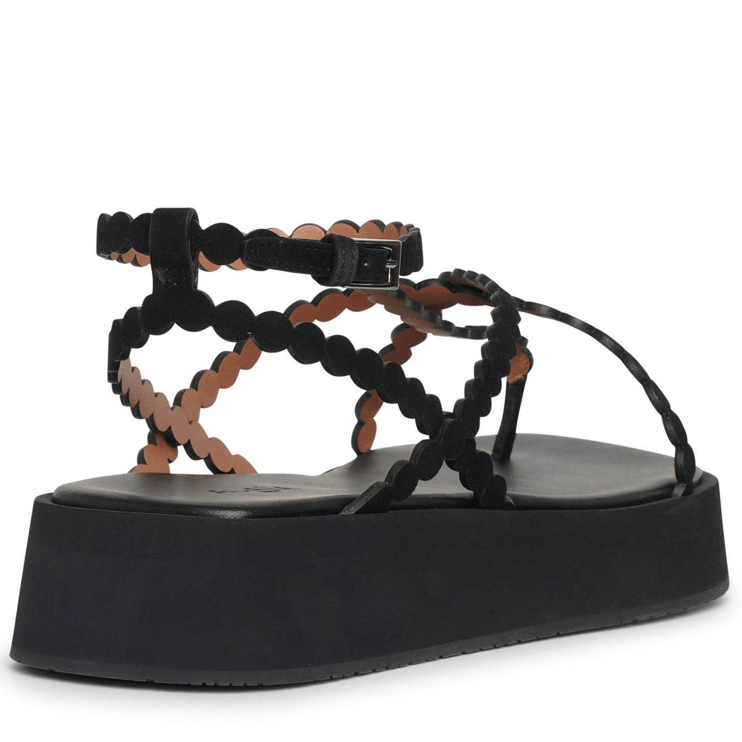 Alaïa | Suede platform sandals | Savannahs