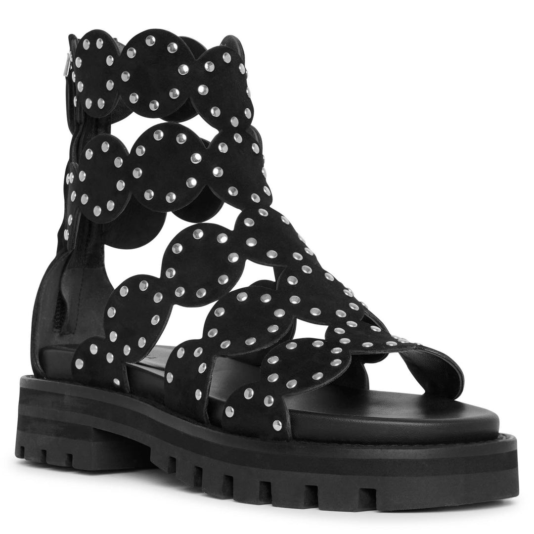 Alaïa | Studded suede chunky sandals | Savannahs