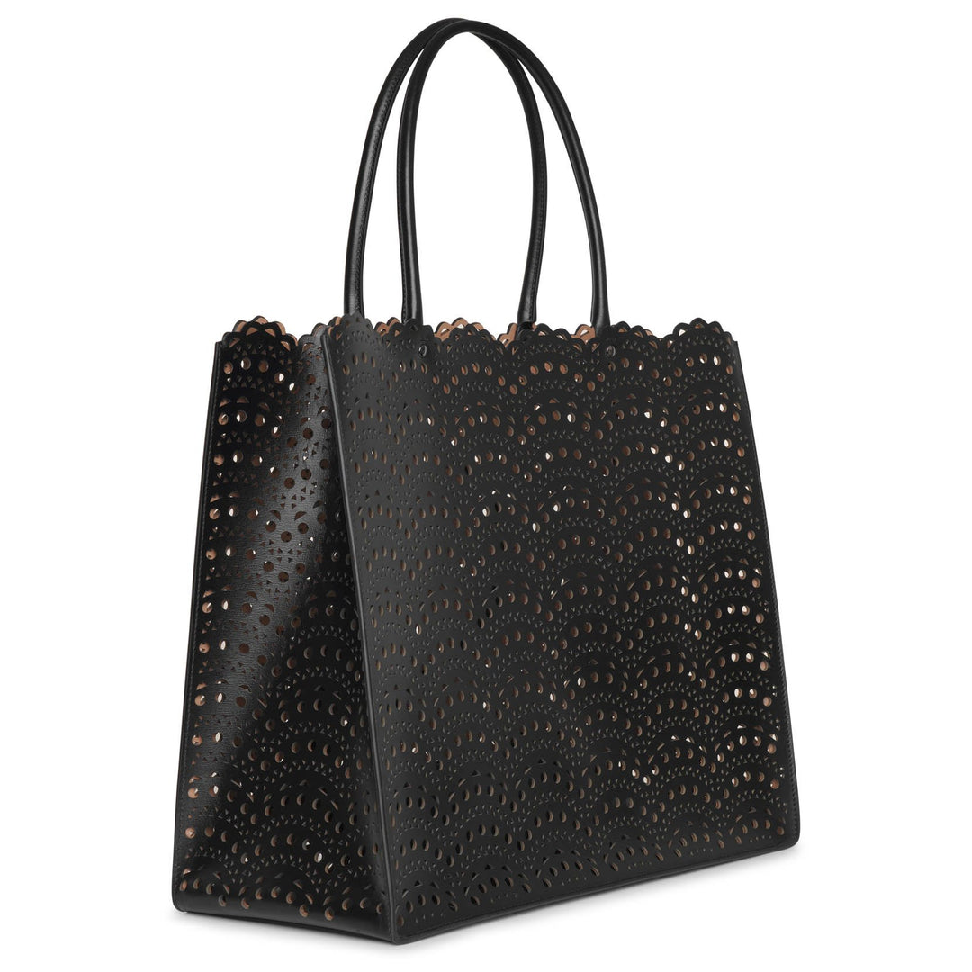 Alaïa | Garance 36 black leather tote bag | Savannahs