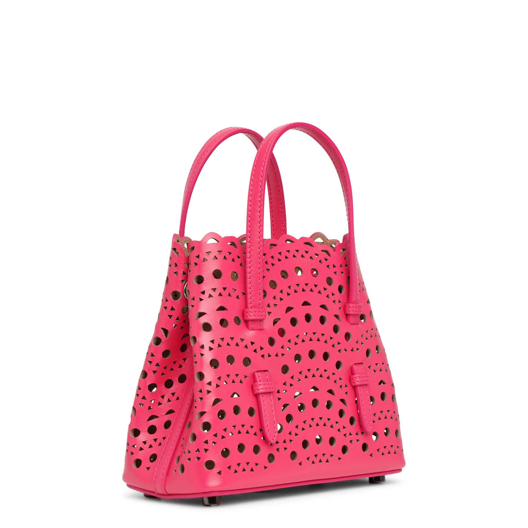 Alaïa | Mina 16 vienne vague pink tote bag | Savannahs