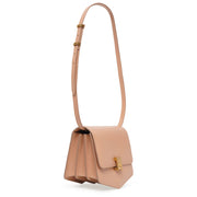 Le Papa beige box calf leather bag