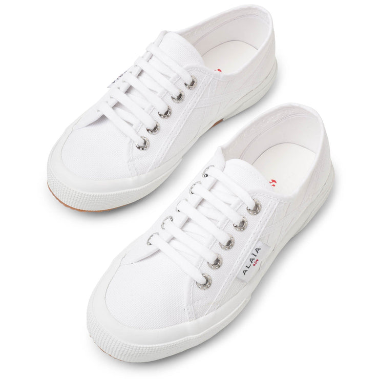 Superga white canvas sneakers