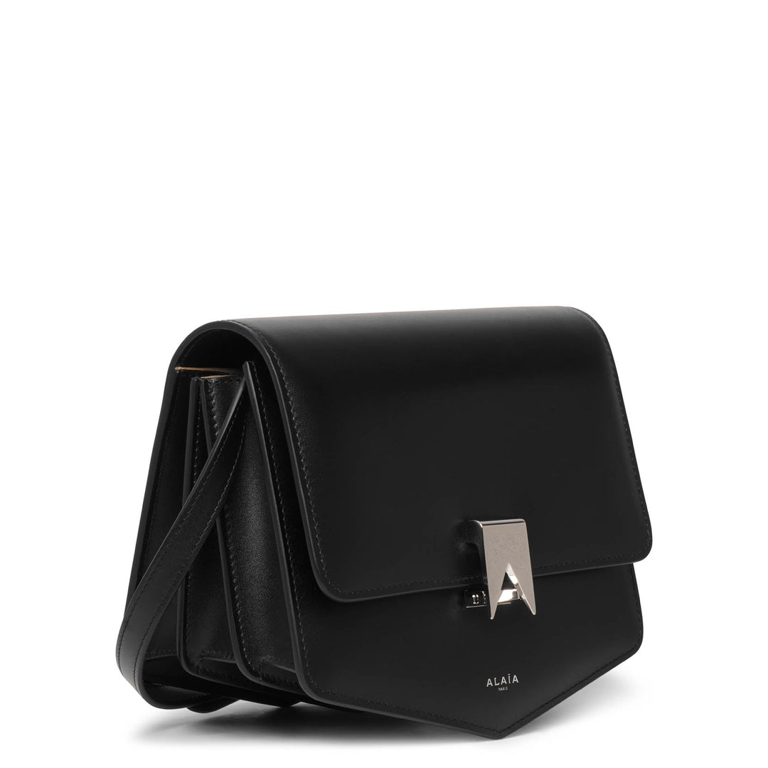 Alaïa | Le Papa medium black leather bag | Savannahs