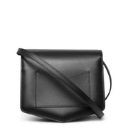 Le Papa medium black leather bag