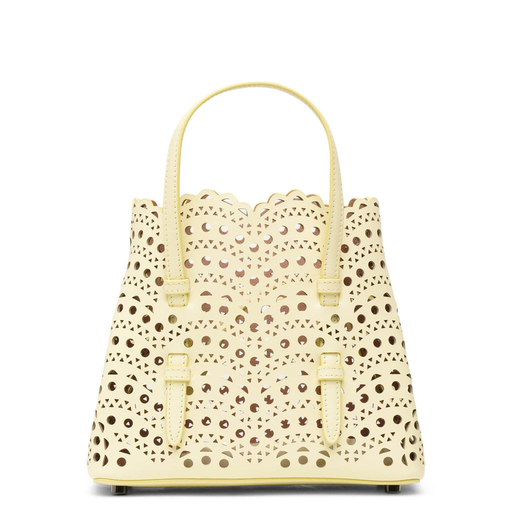 La Mini Tote Bag in tela beige