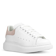 White and pink classic sneakers