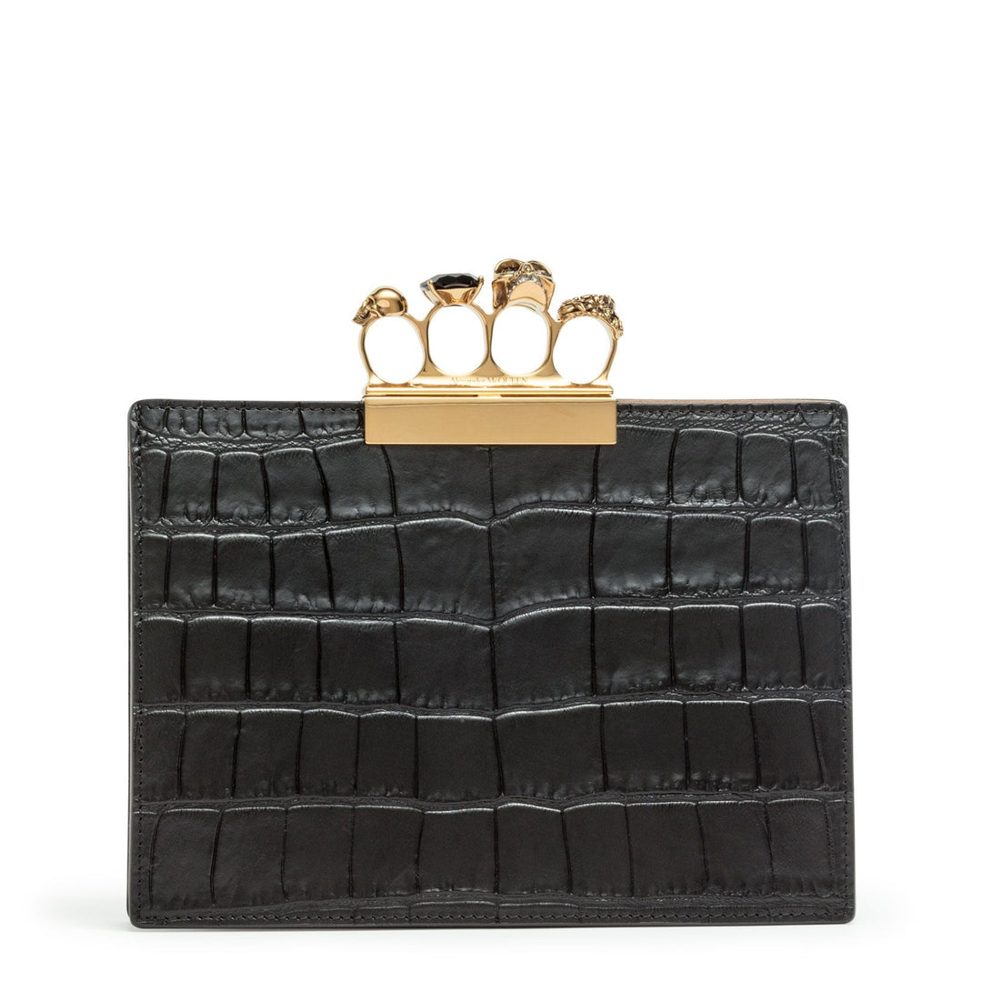 ★Alexander McQueen★スカルチュラル ラージ ポーチ 中古・古着通販】ALEXANDER McQUEEN (アレキサンダー
