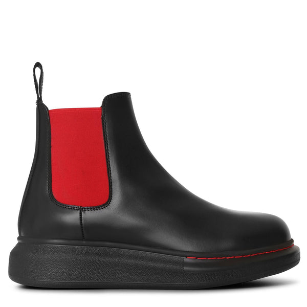 ショートブーツ・ブーティ Alexander Mcqueen H.Boot Leath S.Leath AM15118S-Alexander-McQueen-H.
