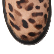 Leopard hybrid chelsea boots