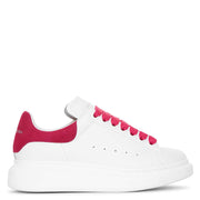 White and cocktail pink classic sneakers