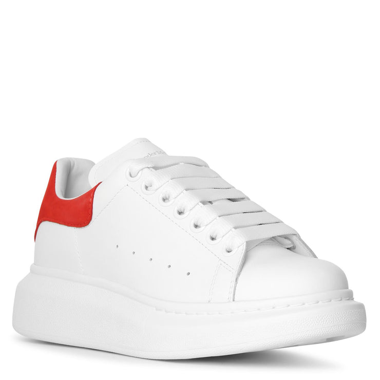 White and red classic sneakers
