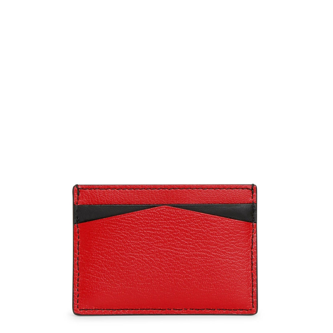 Alexander McQueen | Red skull and stud card holder | Savannahs Alexander McQueen | Red skull and stud card holder | Savannahs