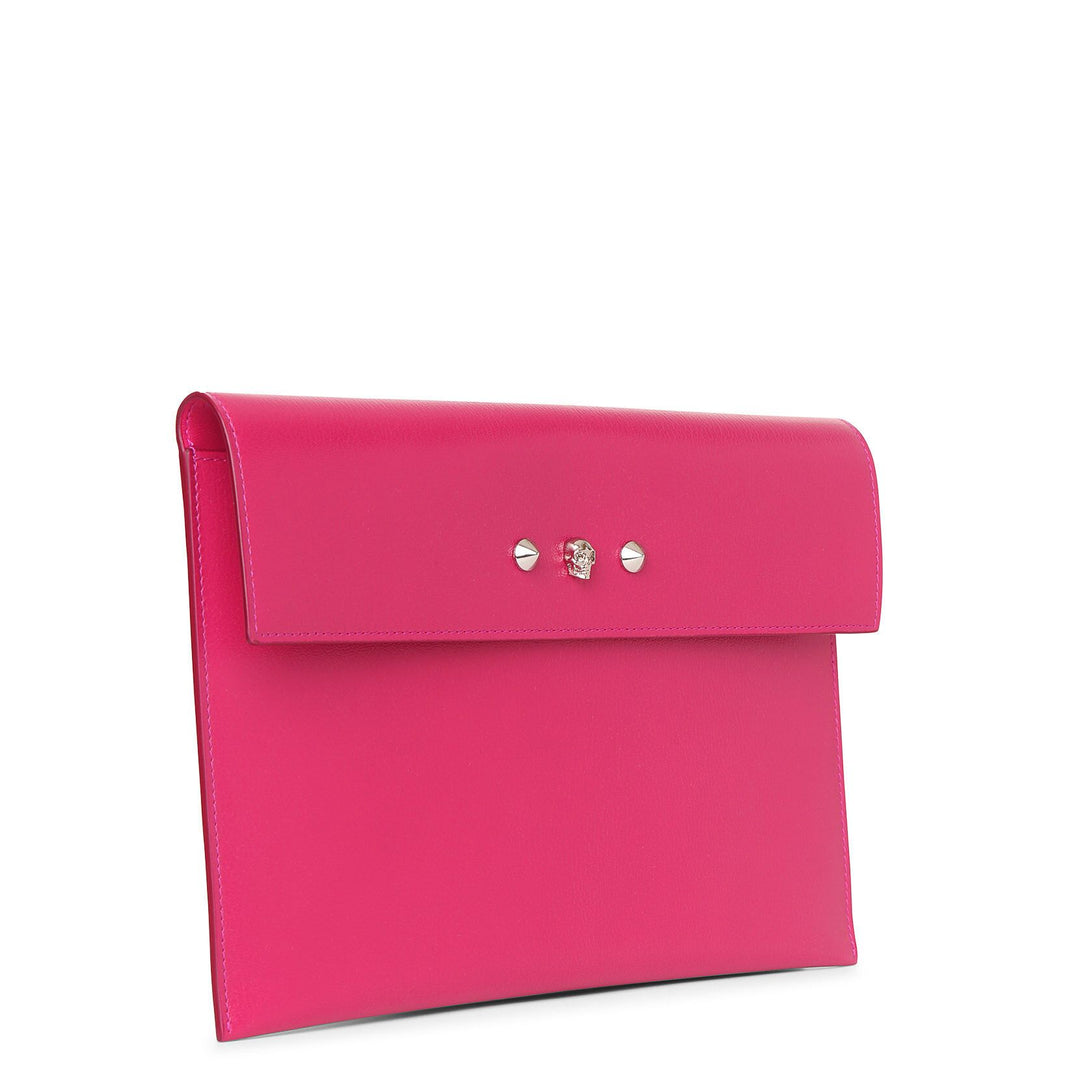 Alexander McQueen | Orchid pink envelope clutch | Savannahs
