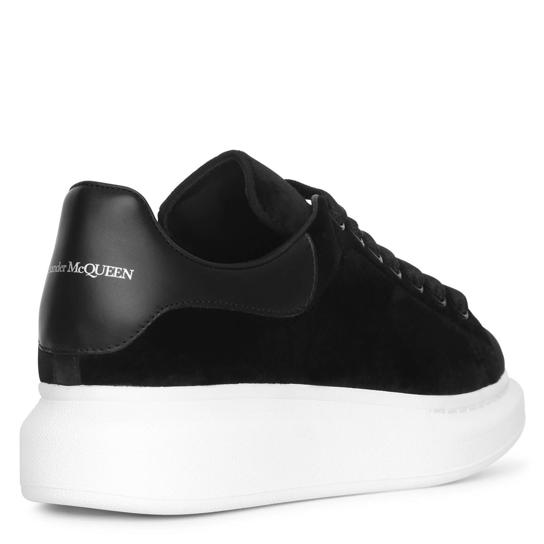 Alexander McQueen Black velvet classic sneakers Savannahs