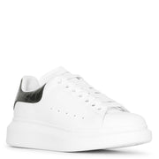 White and black croc classic sneakers