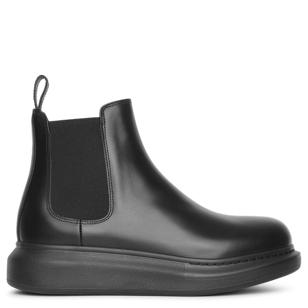 ショートブーツ・ブーティ Alexander Mcqueen Black Leather Ankle Boots Alexander McQueen Ankle Boots Women Leather Black | B-Exit