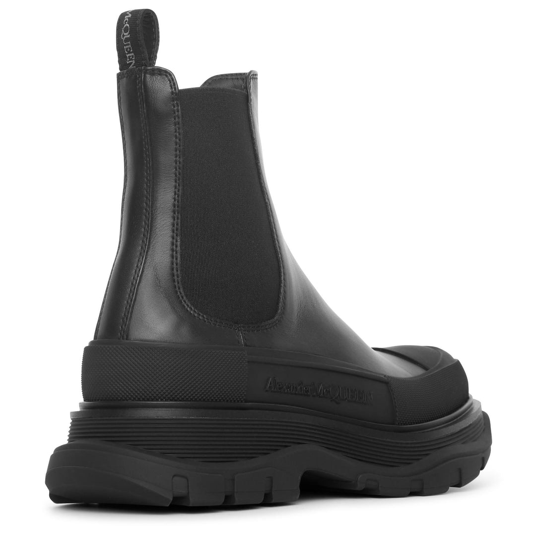 ショートブーツ・ブーティ ALEXANDER MCQUEEN TREAD CHELSEA BOOTS IN SMOOTH LEATHER AM15118S-Alexander-McQueen-H.