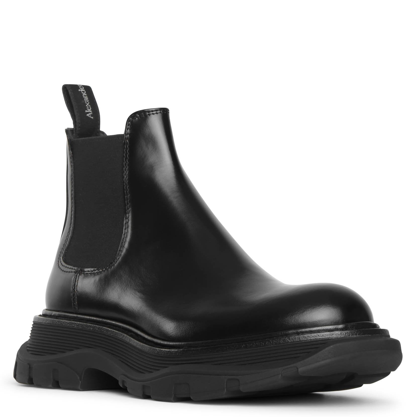 Tread chelsea leather boots
