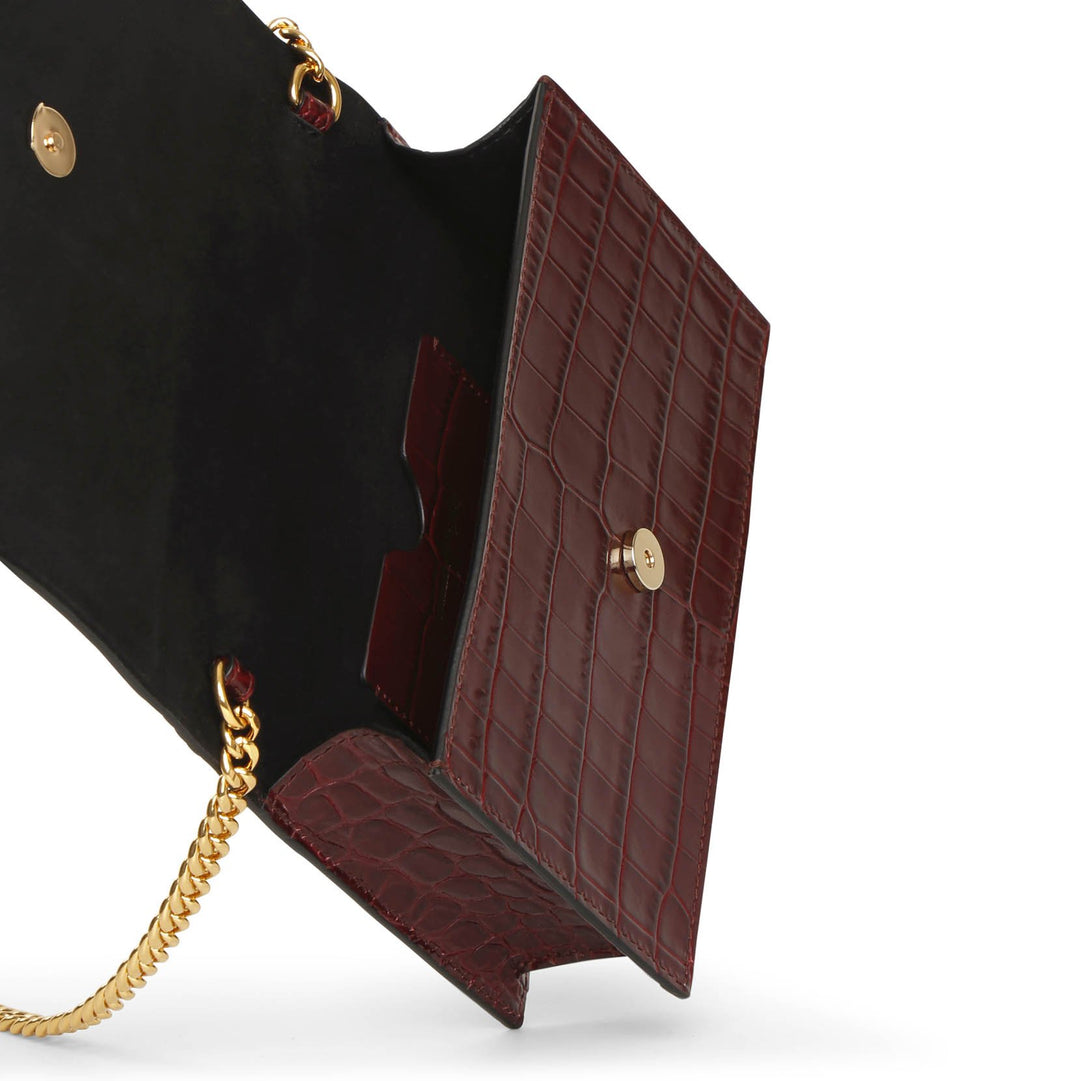 Alexander McQueen | Small skull bag burgundy | Savannahs