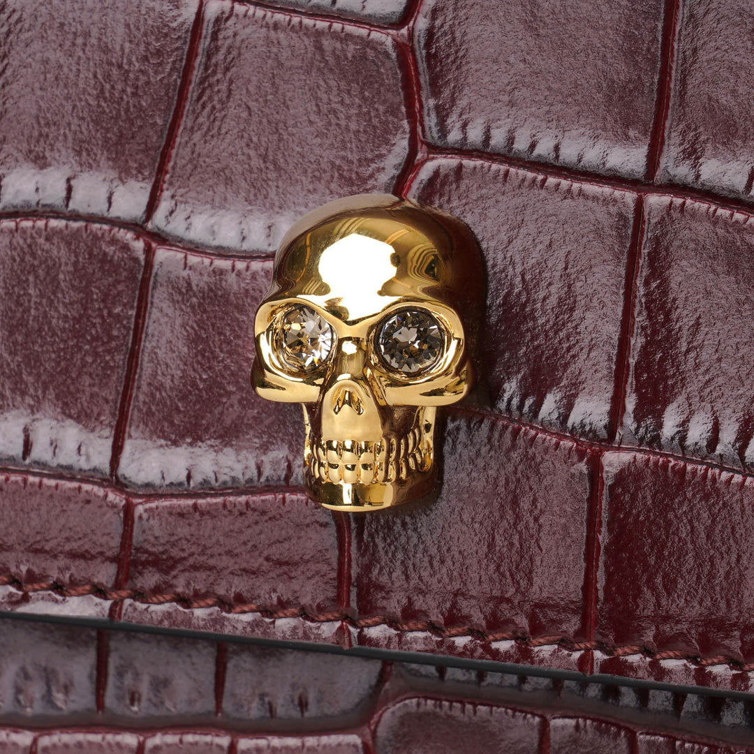 Alexander McQueen | Small skull bag burgundy | Savannahs