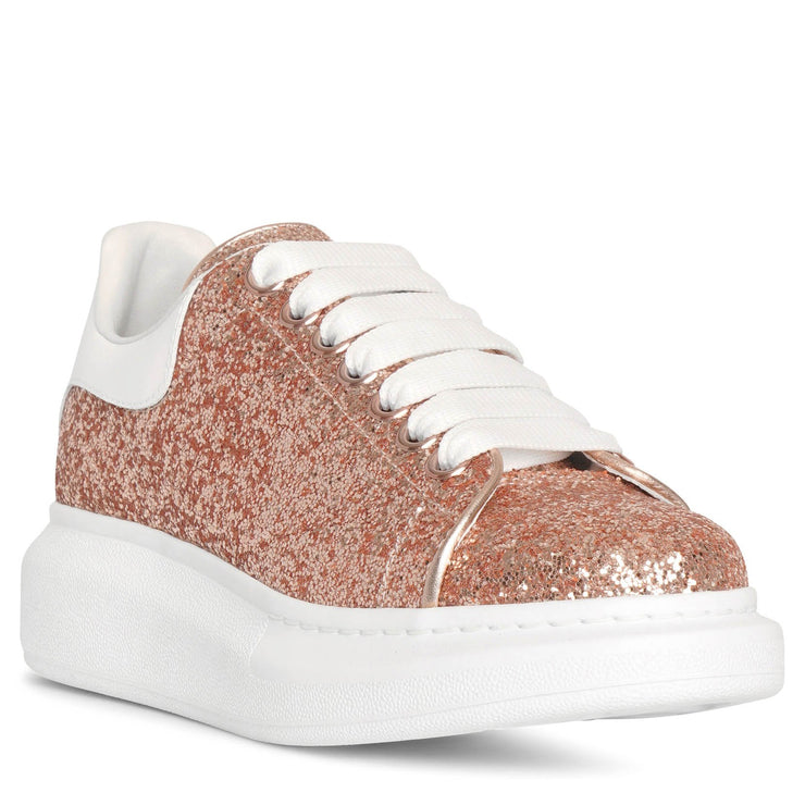Rose glitter classic leather sneakers