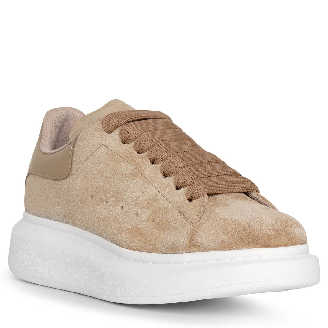 スニーカー Alexander Mcqueen Calfskin Oversized Sneakers With Suede Alexander McQueen Oversized Suede Sneakers | Brown | FARFETCH