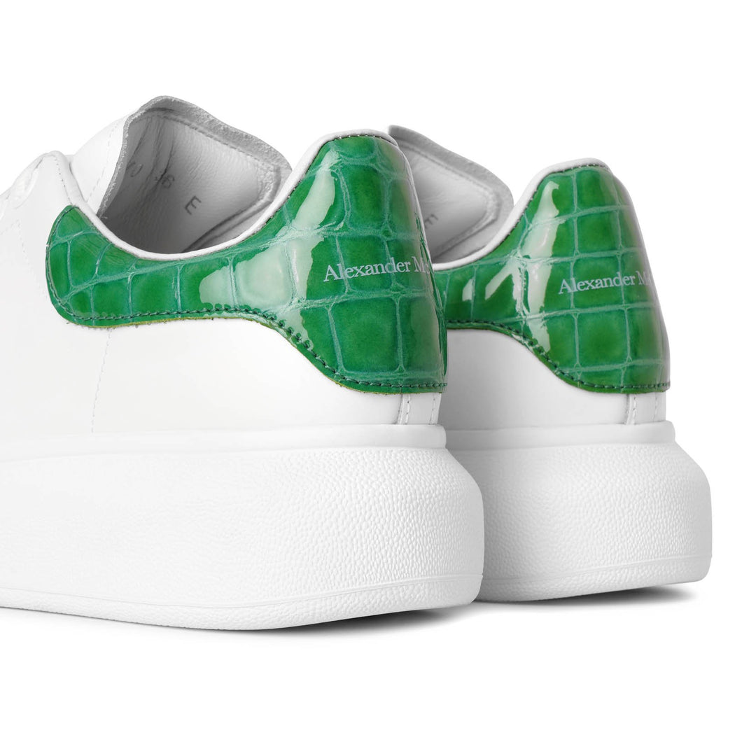 Alexander mcqueen white and green online