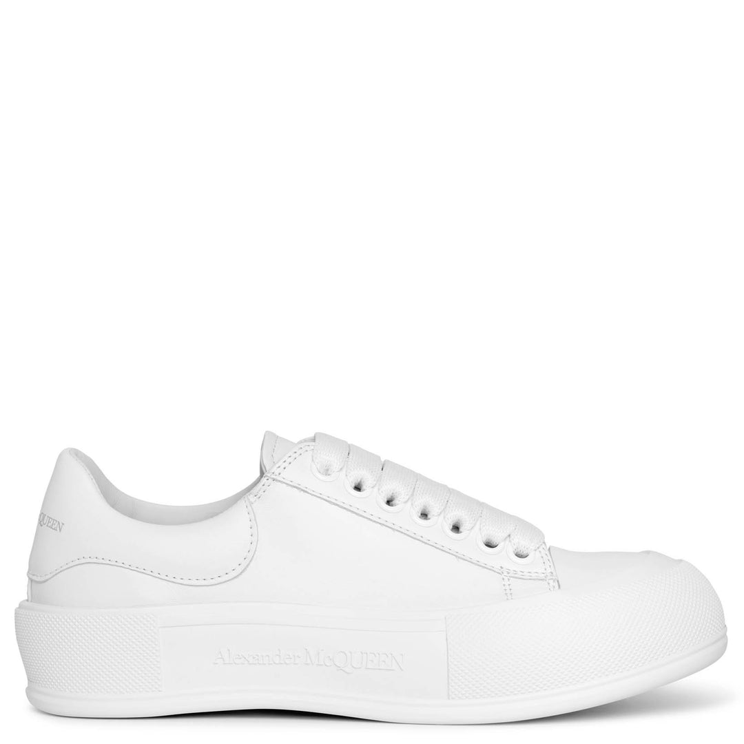 Alexander McQueen | Deck Plimsoll white leather | Savannahs