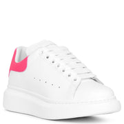 White and peony pink classic sneakers