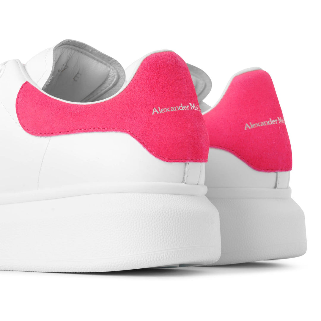 Alexander McQueen | White and peony pink classic sneakers | Savannahs