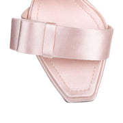 Desir 100 pink suede/satin sandal