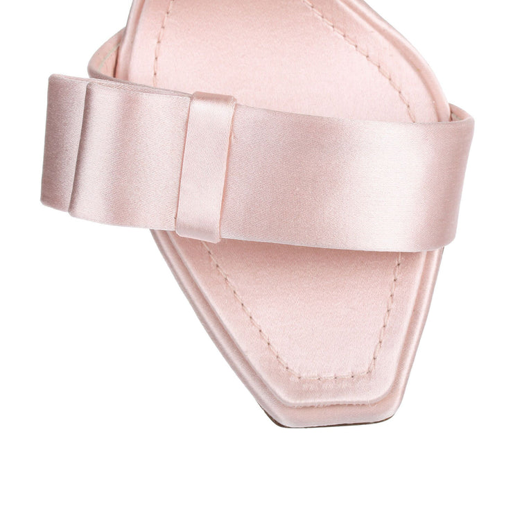 Desir 100 pink suede/satin sandal