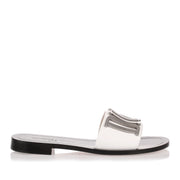 Diorevolution white leather slide