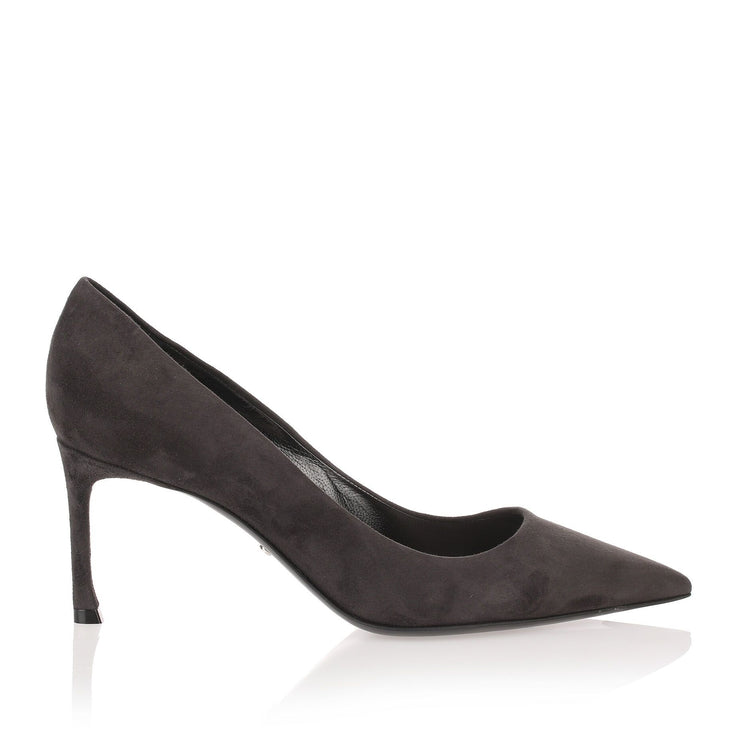 Essence 70 grey suede pump