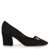 C'est Dior black suede pump