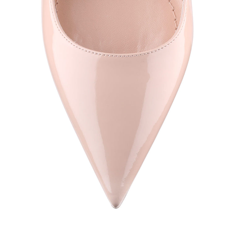 D-Stiletto 65 patent nude classic pump