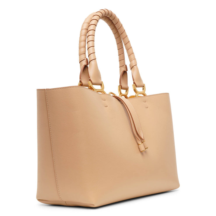 Chloé Marcie Medium Tan Beige Leather Bag Discount Handbag Brown – AvaMaria