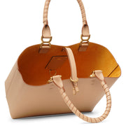 Marcie tote beige leather tote bag