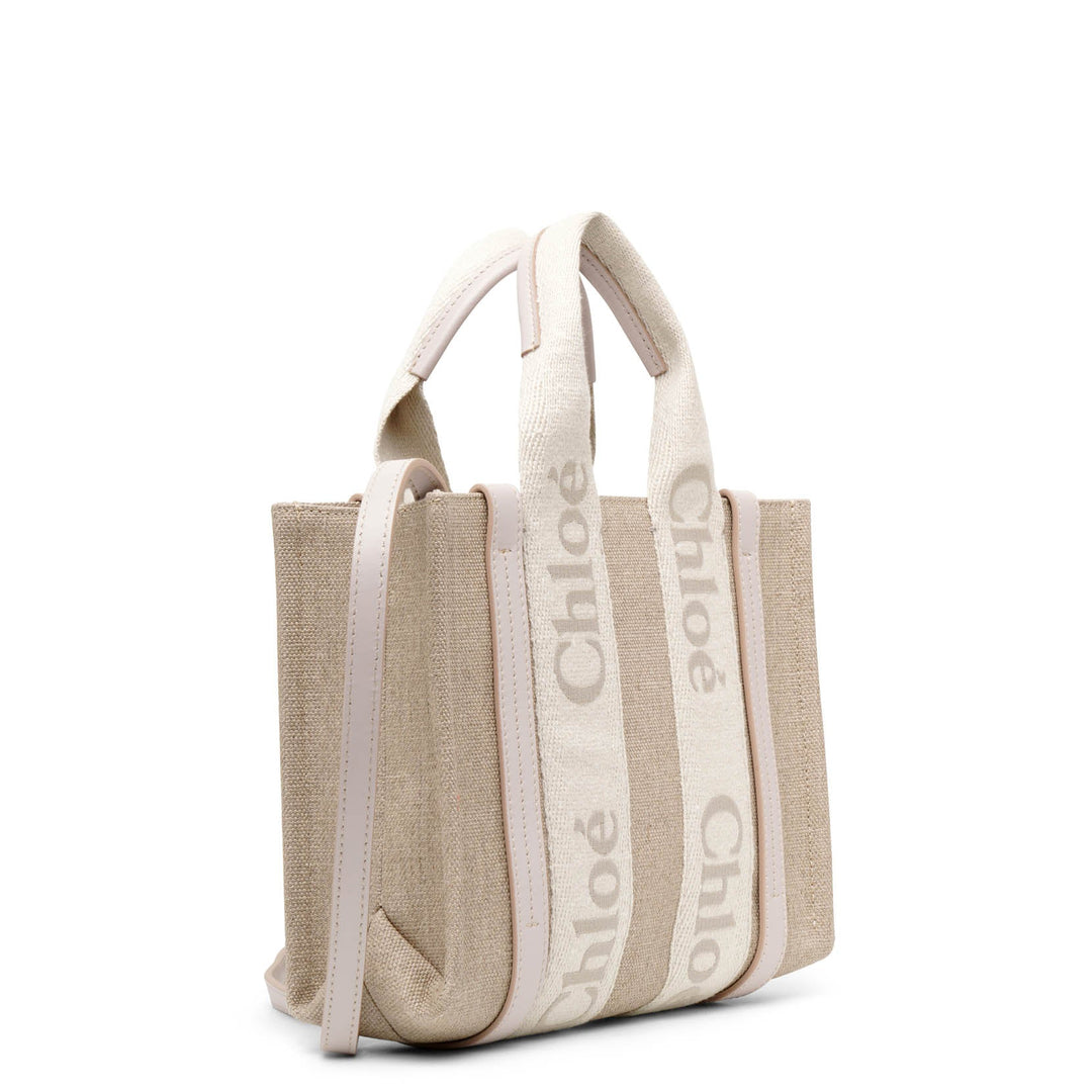 可愛い☆CHLOE Woody small white brown canvas bag キャンバス Chloé | Marcie small black shoulder bag | Savannahs
