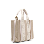 Woody small light pink canvas bag