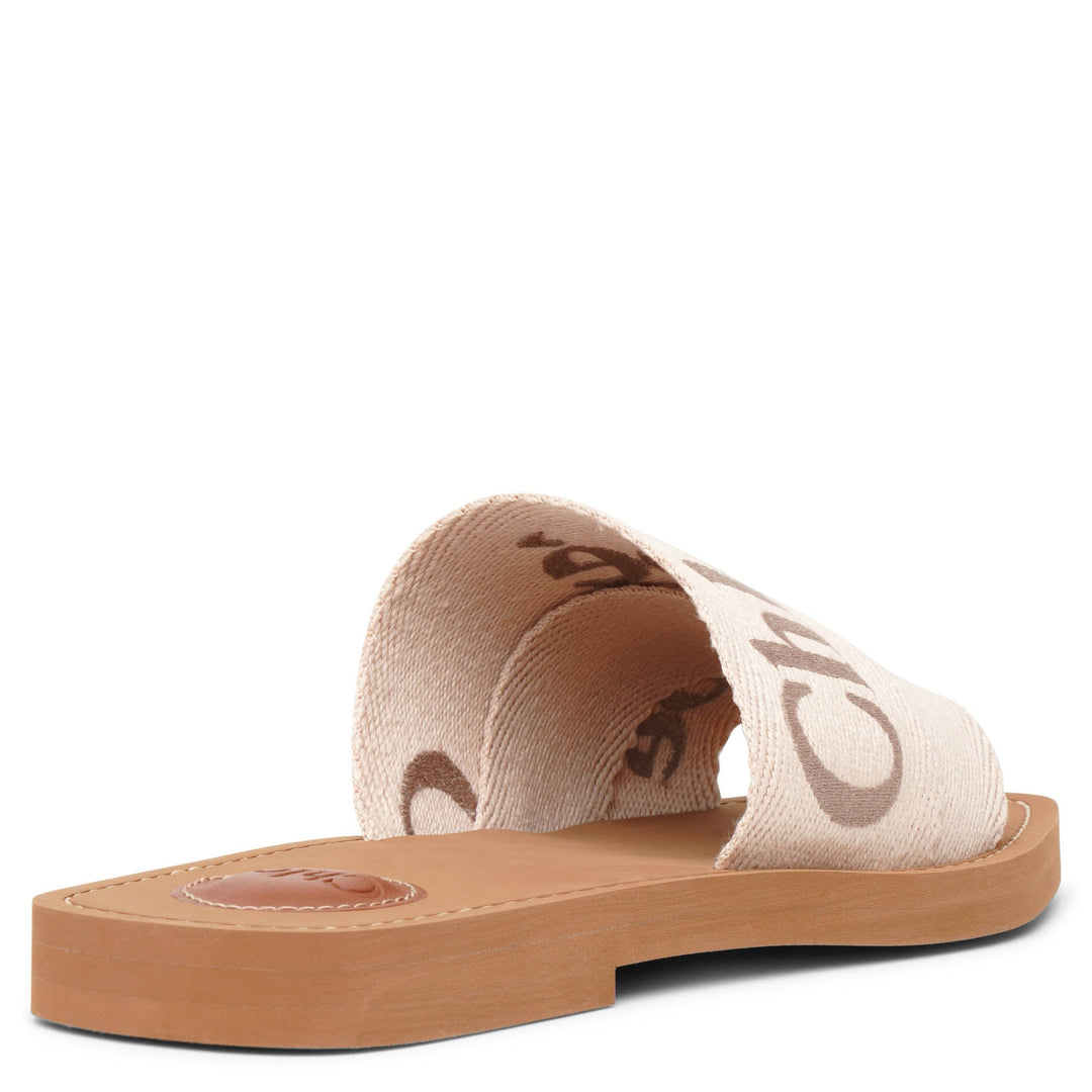 Chloé | Woody beige slide sandals | Savannahs