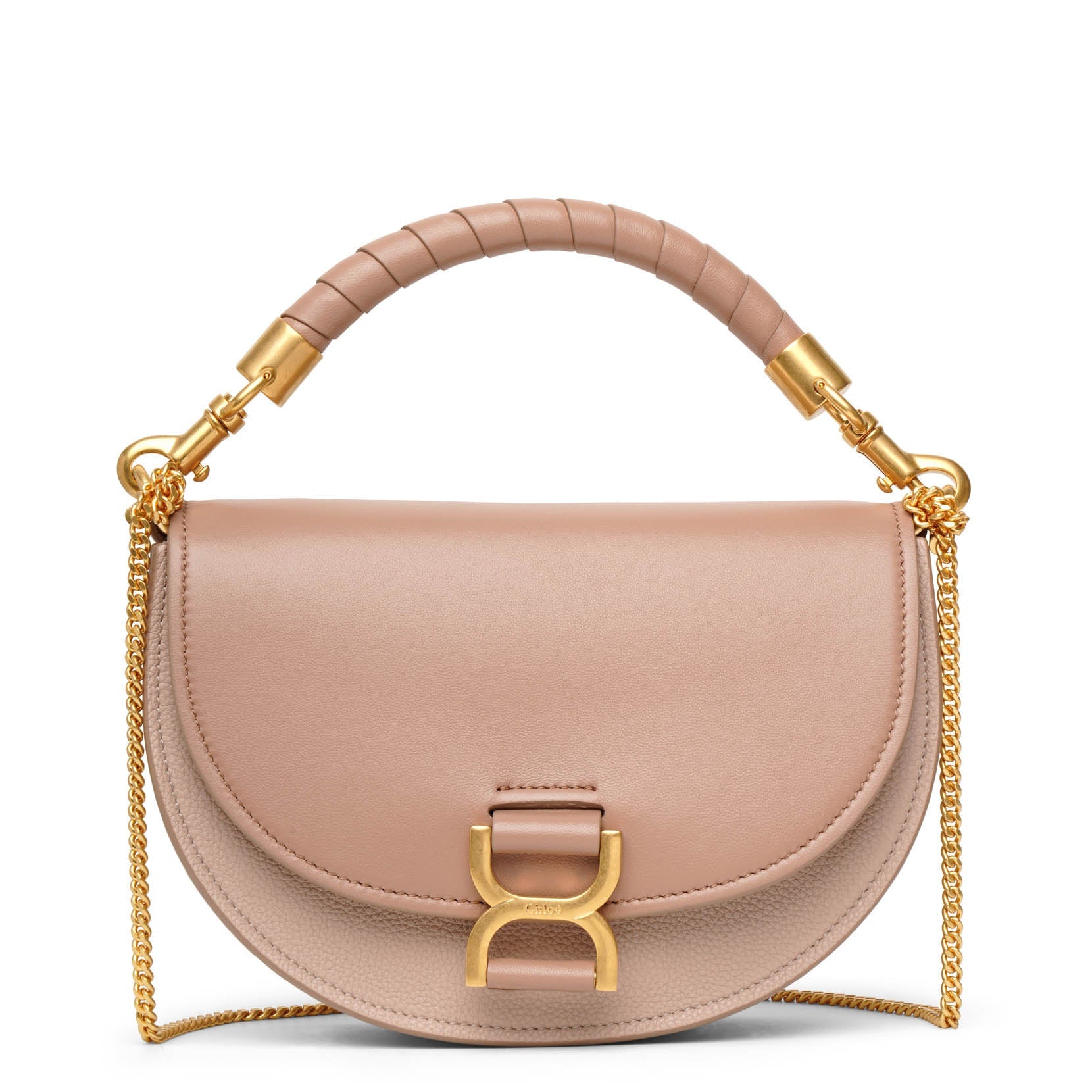 Chloé | Marcie blush leather crossbody bag | Savannahs