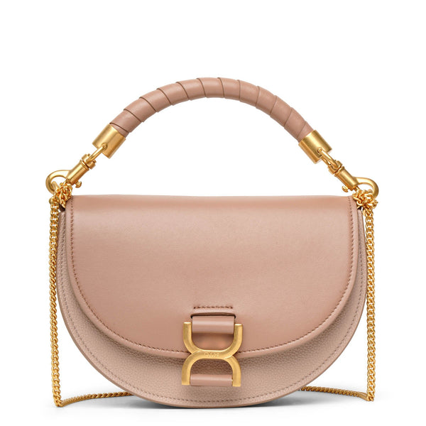 ハンドバッグ Chloe Antiqued Pink Leather Medium Marcie Handbag Chloé Antiqued Pink Leather Medium Marcie Handbag | italist