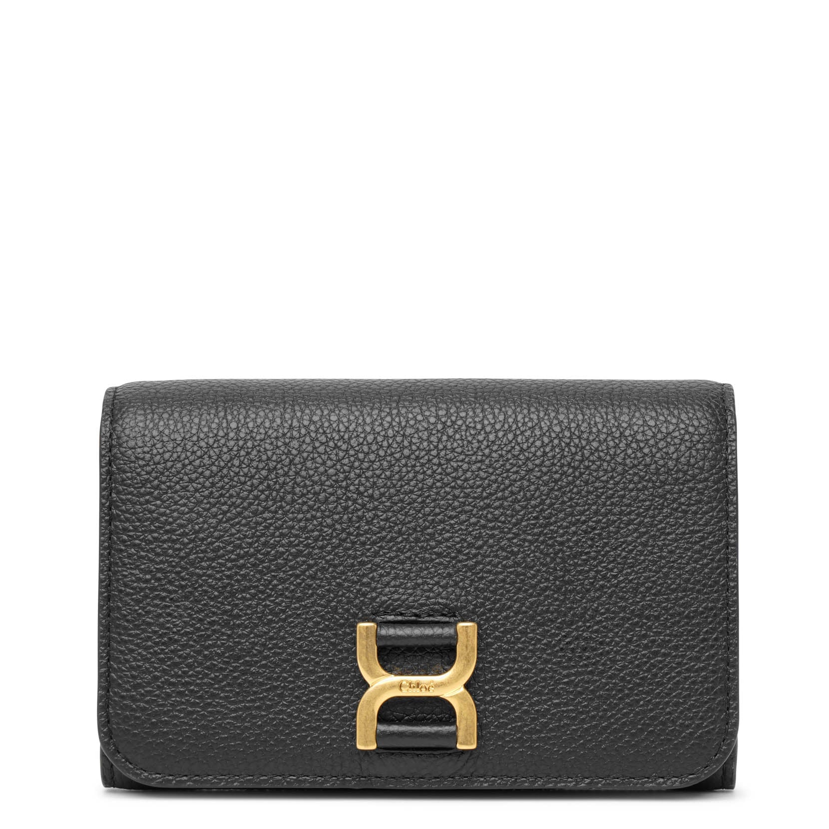 【Chloe】Marcie Trifold Wallet Black Chloé | Marcie black wallet | Savannahs