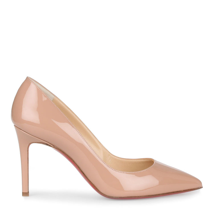 Christian Louboutin Pigalle 85mm Pump Nude Patent Leather